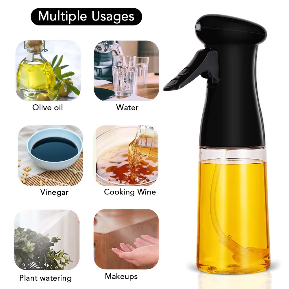 Oil Spray Bottle Cooking Baking Vinegar Mist Sprayer Barbecue Spray Bottle for Home Kitchen Cooking BBQ Grilling Roasting