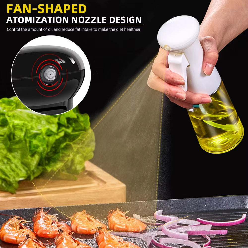 Oil Spray Bottle Cooking Baking Vinegar Mist Sprayer Barbecue Spray Bottle for Home Kitchen Cooking BBQ Grilling Roasting